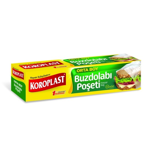 Mutfak Eşyaları - KOROPLAST - K.PLAST B.DOLABI POSETI 20-LU ORTA BOY