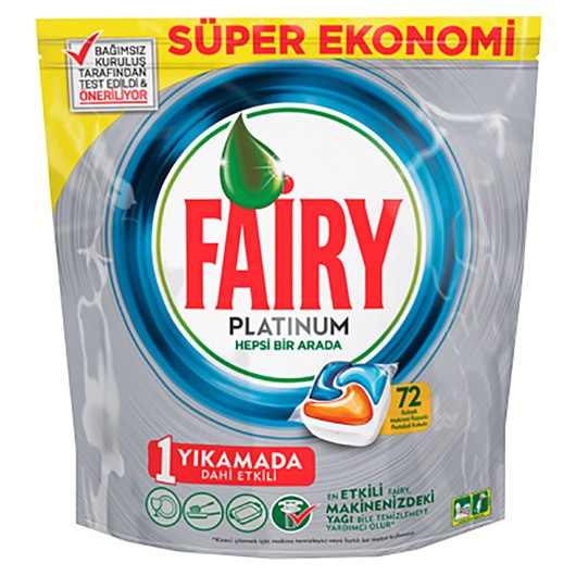 Bulaşık Yıkama - FAIRY - FAIRY PLATINUM 72 LI