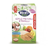 HERO BABY SUTLU 8 TAHILLI MEYVELI 400 GR.599204