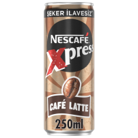 NESCAFE EXPRESS CAFE LATTE SEKERSIZ 250 ML