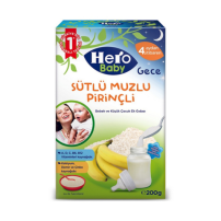 HERO BABY SÜTLÜ MUZLU PİRİNÇLİ 200GR 599103