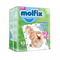 MOLFIX BEBEK BAKIM ORTUSU 60X60 CM 10 LU