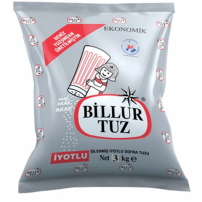 BILLUR TUZ IYOTLU 3 KG