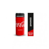 COCA COLA SEKERSIZ 250 ML TNK.