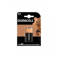 DURACELL 9V PIL TEKLI